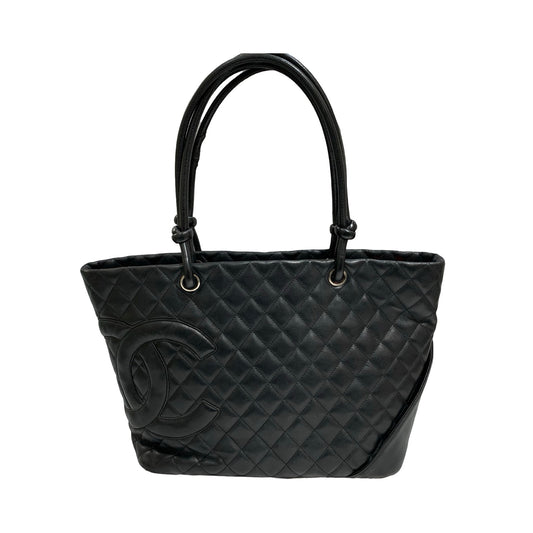 Matelasse Quilted Calfskin CAMBON 31 Tote Bag [101275]