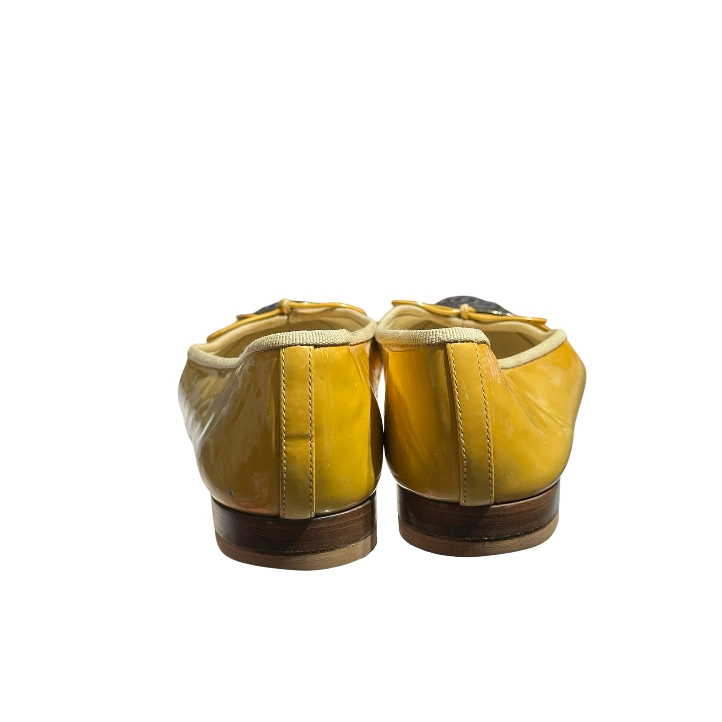 CHANEL YELLOW SHOES [3001028]
