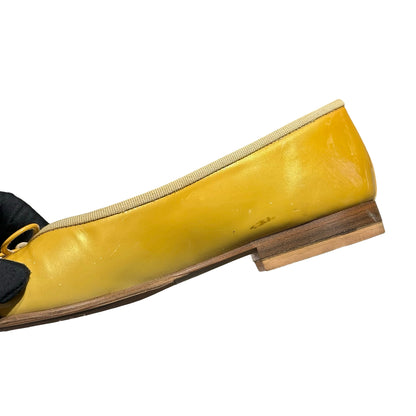 CHANEL YELLOW SHOES [3001028]