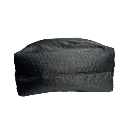 FENDI BLACK CANVAS HAND BAG [3000654]