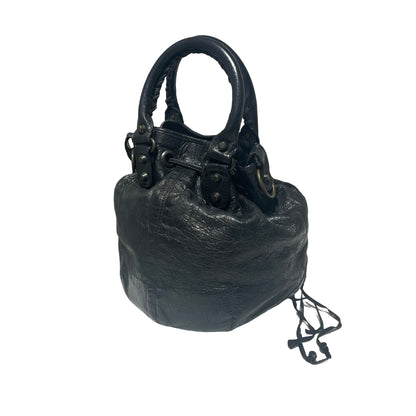 Calfskin Pom Pon mini Shoulder bag [101324]