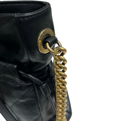 CHANEL BUCKET BAG BLACK GHW [3001201]