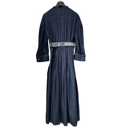 DIOR DENIM COUTURE BELTRD SHIRT DRESS [3000318]
