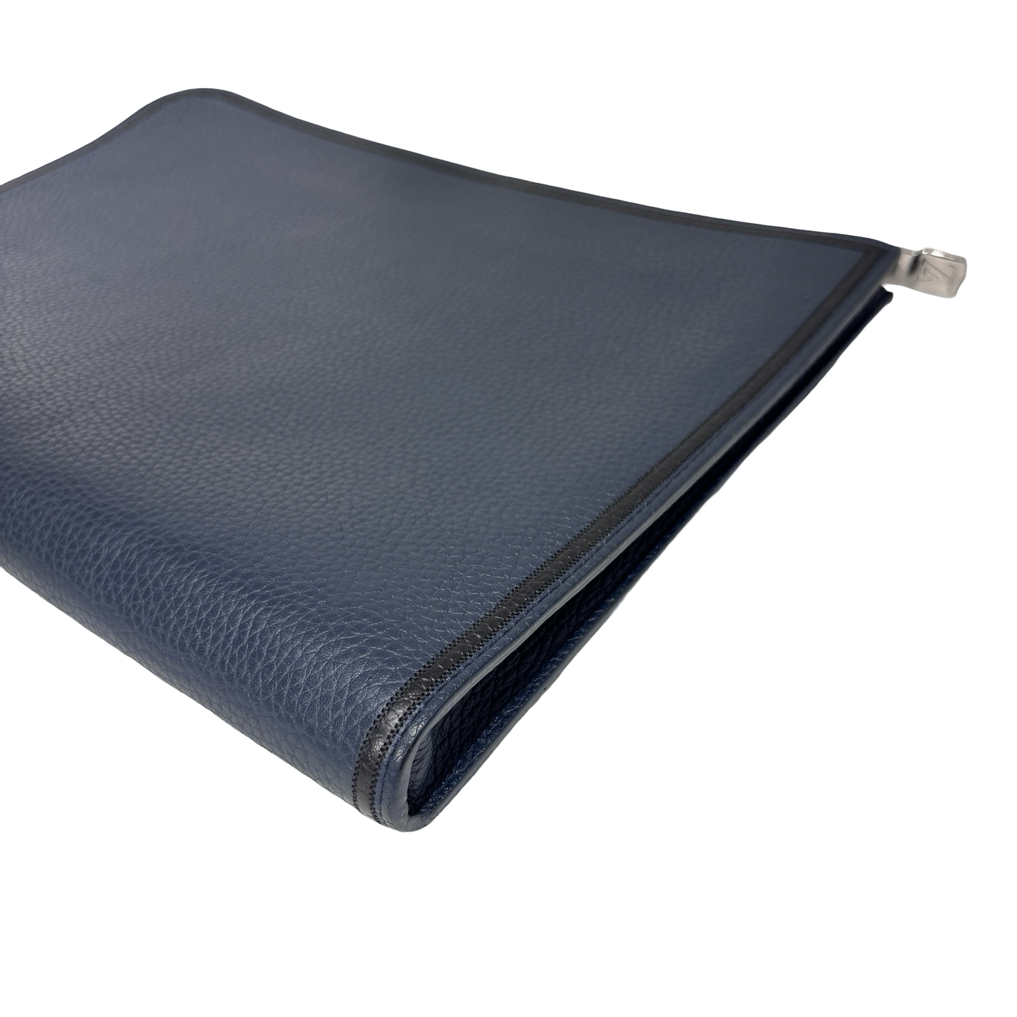 LV CLUTCH NAVY CALFSKIN PHW [3000203]