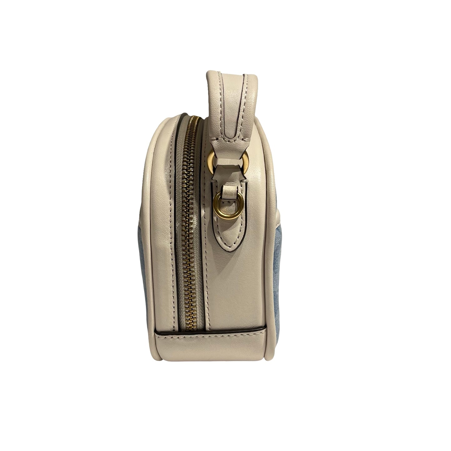 COACH BLUE CANVAS SHOULDER BAG [3000666]