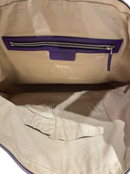 GIVENCHY PURPLE LEATHER SHOULDER BAG [3000658]