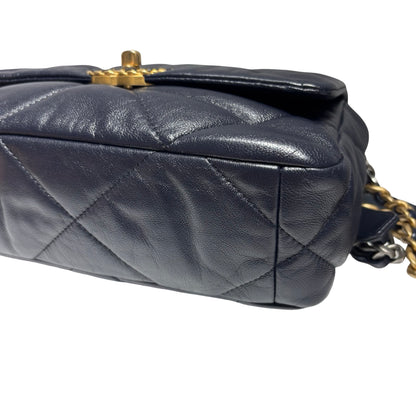 CHANEL 19 HANDBAG SMALL NAVY [3000360]