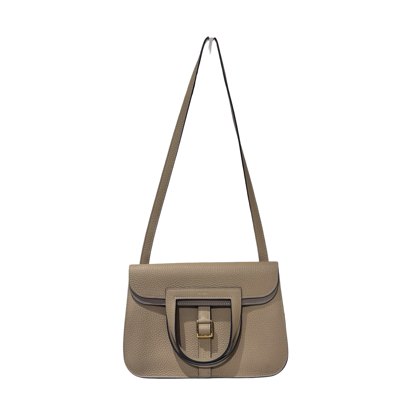 HERMES HALZAN 25 TRENCH/ETOUPE GHW [3000292]