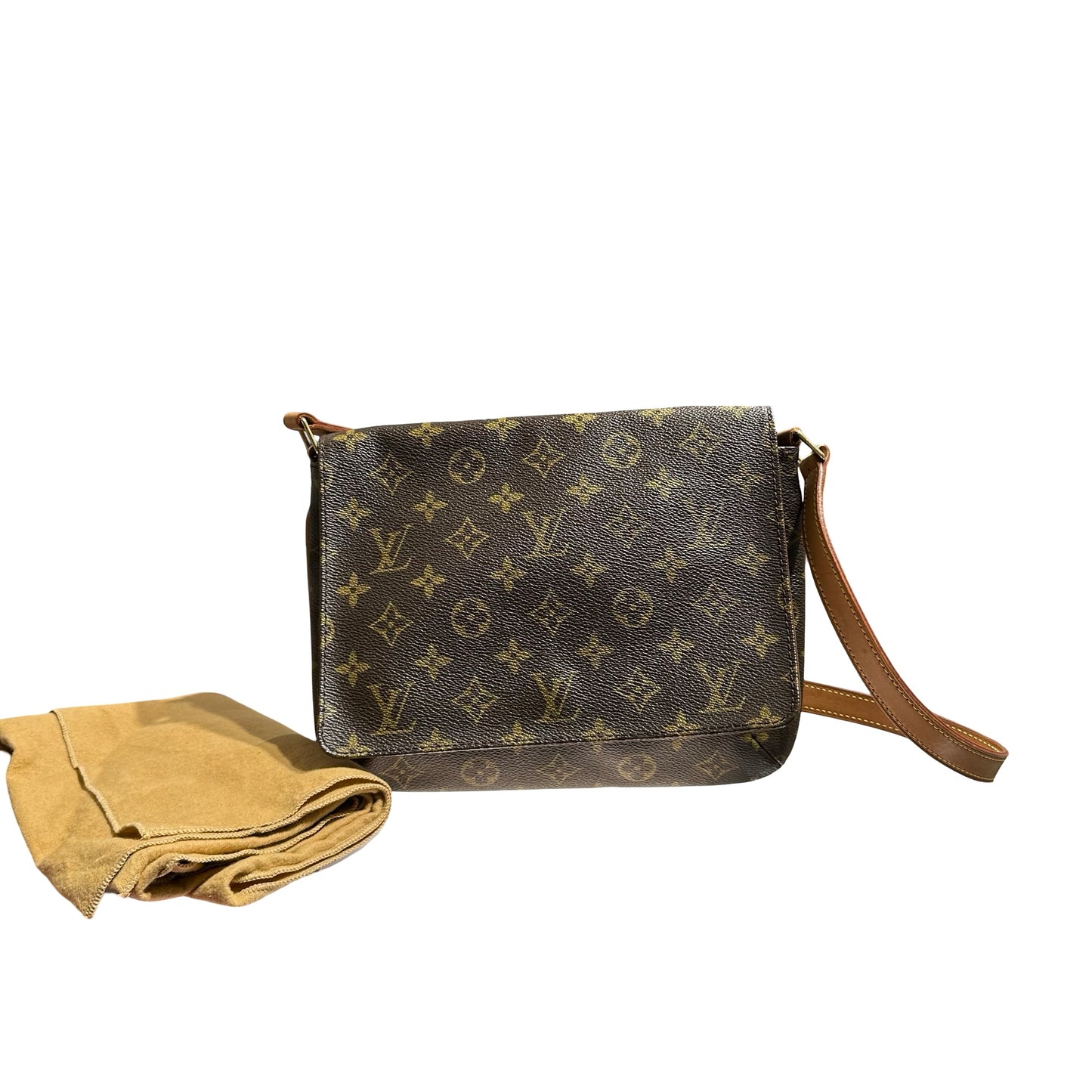 LV MUSETTE TANGO CROSSBODY BAG MONOGRAM GHW [3001022]