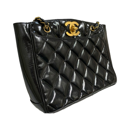 Matelasse Quilted Patent leather  Tote Bag [101280]