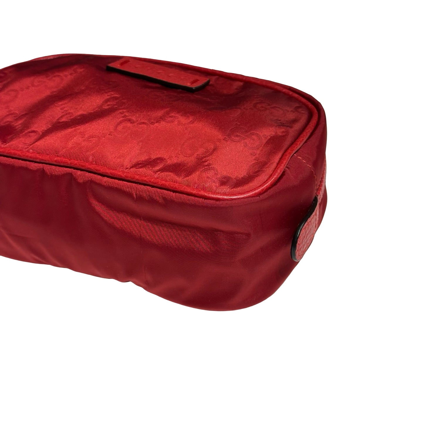 GUCCI GG POUCH RED NYLON [20004205]