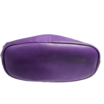 GIVENCHY PURPLE LEATHER SHOULDER BAG [3000658]