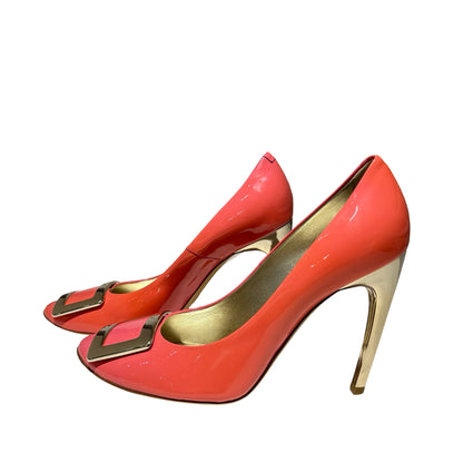 Calf Skin TROMPETTE METAL BUCKLE PUMPS Footwear [101649]