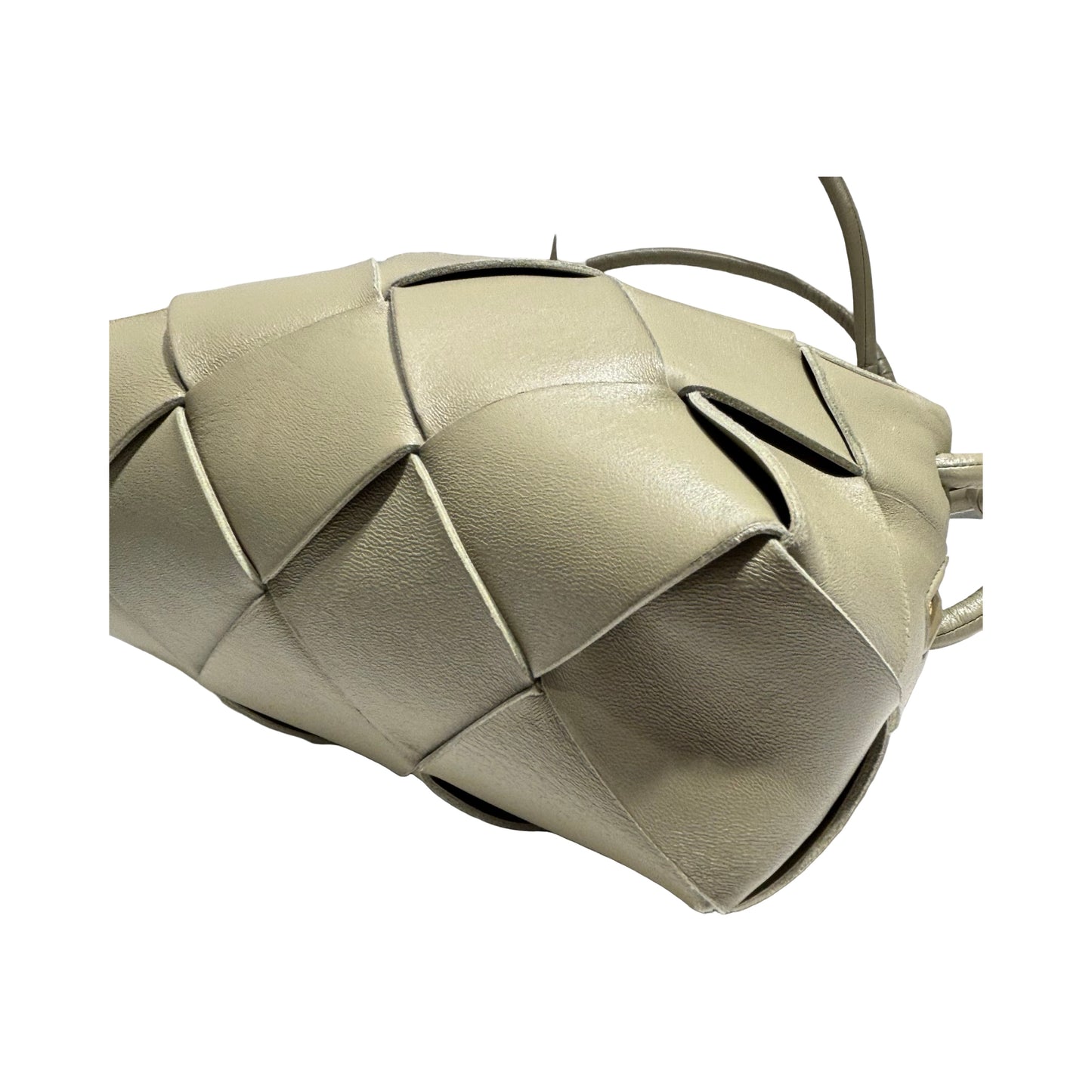BV TRAVERTINE (LIGHT GREEN) CASSETTE SHOULDER BAG [20000319]