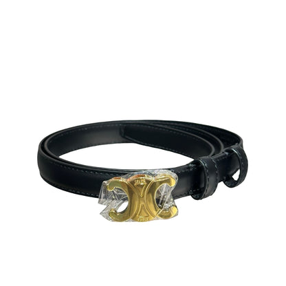 CELINE BELT TRIOMPHE IN TAURILLON LEATHER 25MM [3000699]