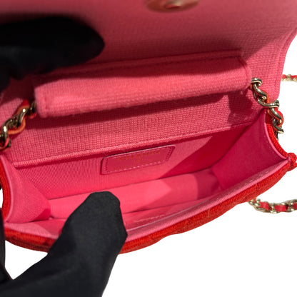 CHANEL MINI BAG RED [3001171]