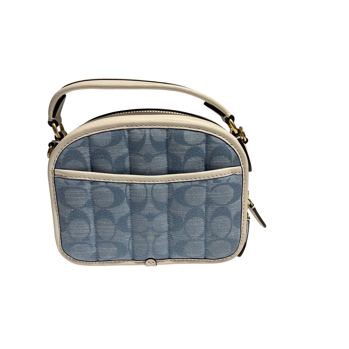 COACH BLUE CANVAS SHOULDER BAG [3000666]