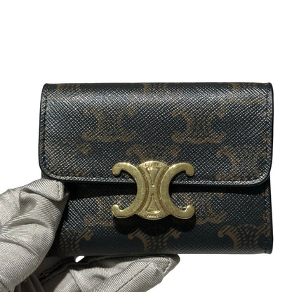 Monogram Canvas,Calf Skin TRIOMPHE  WALLET Wallet [101761]