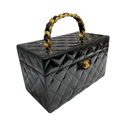 Matelasse Quilted Patent leather Vanity Case Accessories [101278]