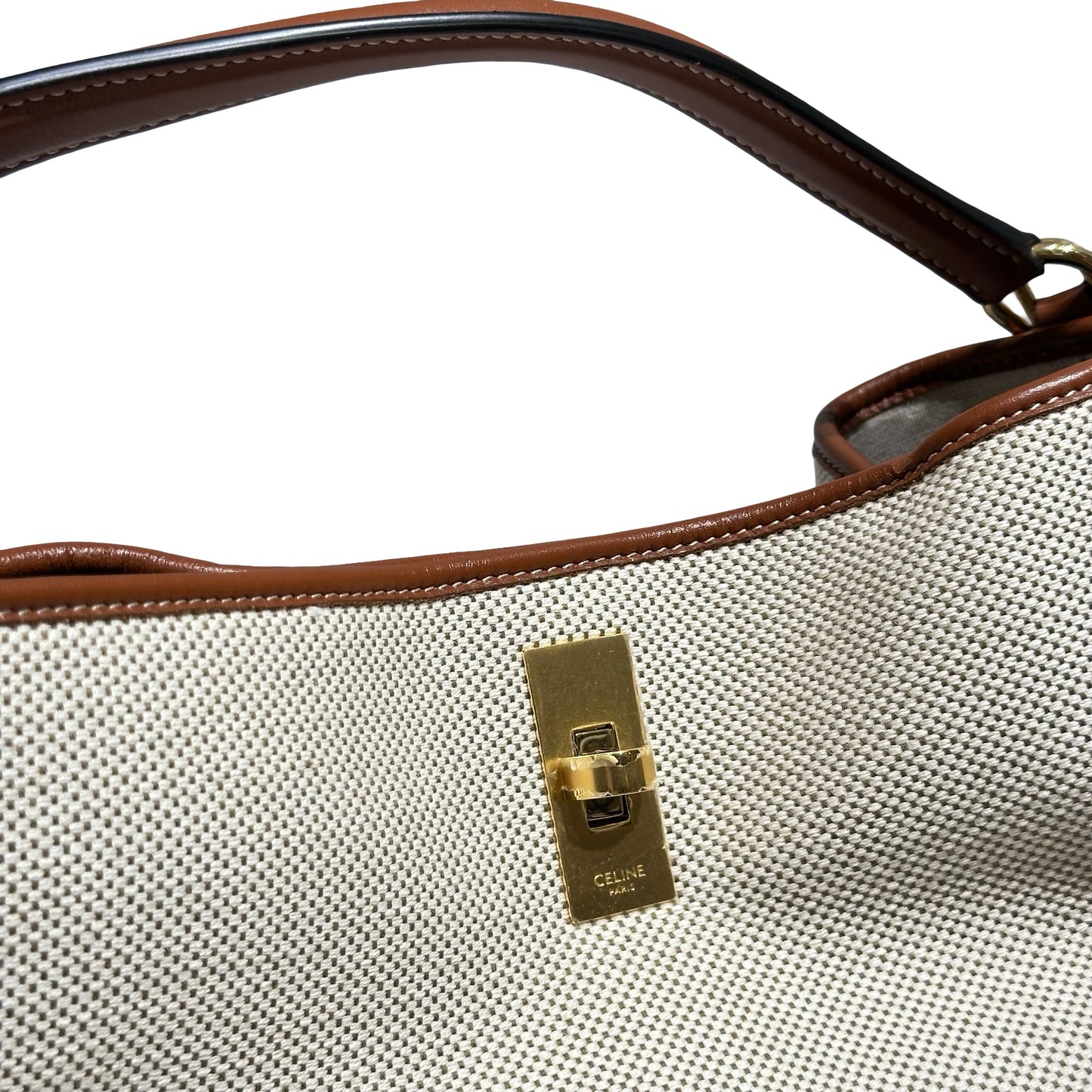 CELINE CANVAS SHOULDER BAG [A04189]
