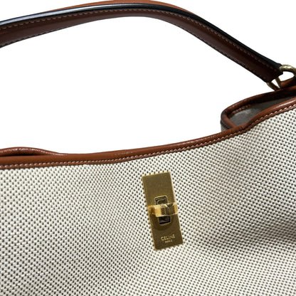 CELINE CANVAS SHOULDER BAG [A04189]