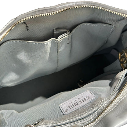 CHANEL GABRIELLE LIGHT BLUE LAMBSKIN  [3000604]