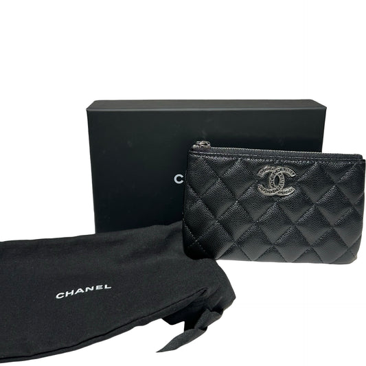 Calf Skin Chanel O’cause Pouch Wallet [101545]