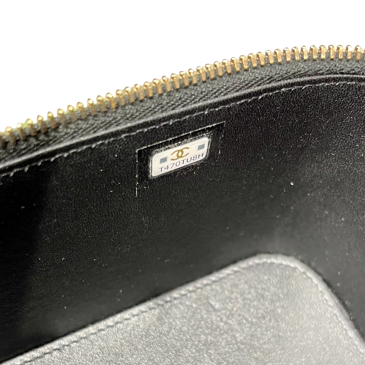 CHANEL VANITY CASE BLACK LAMBSKIN GHW [3000610]