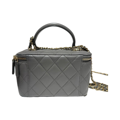 Lambskin Vanity Case Cross Body Bag [101801]