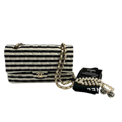 CHANEL PEARL CF25 BLACK WHITE [3001105]