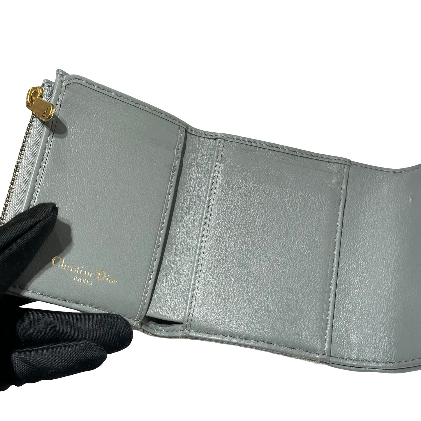 DIOR SADDLE LOTUS WALLET [3000247]