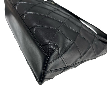 CHANEL QUILTED VINTAGE BLK SHOULDER BAG [3001101]