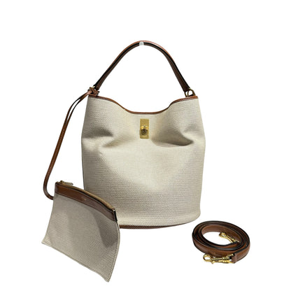 CELINE CANVAS SHOULDER BAG [A04189]
