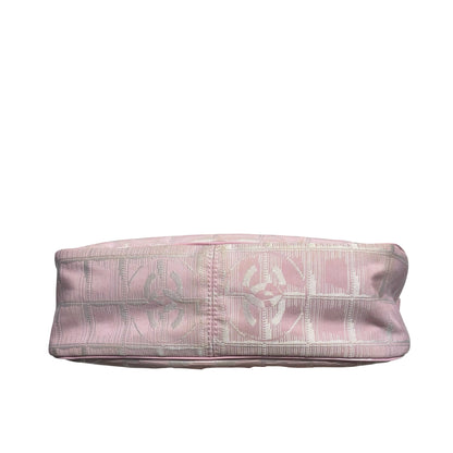 CHANEL PINK GHW TRAVEL LINE SHOULDER BAG [3000258]