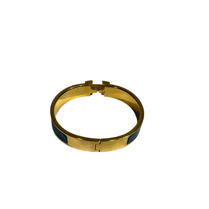 HERMES BANGLE BLUE GHW[A05539]