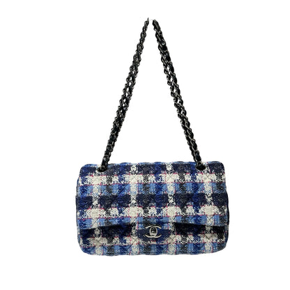 Matelasse Quilted Tweed  Two Way Shoulder Bag [101735]