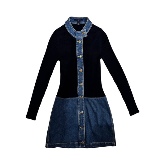 LV DENIM KNIT DRESS [20000268]