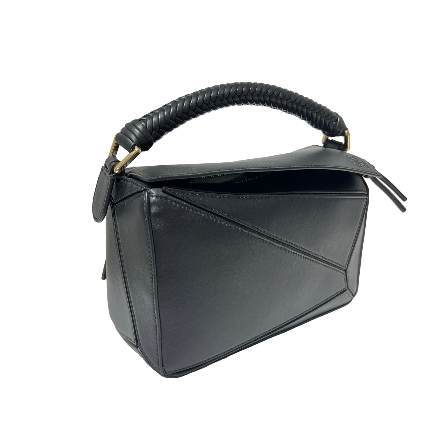 Calf Skin Small puzzle bag in mellow Two Way Shoulder Bag [101229]