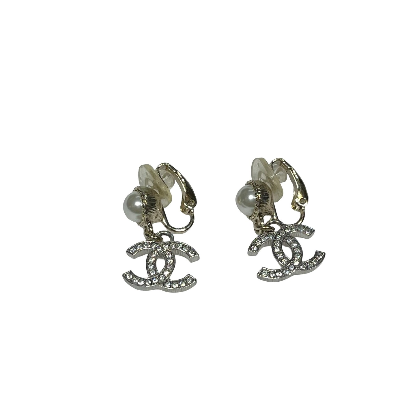 CHANEL CC EARRINGS WITH PEAL [3000645]