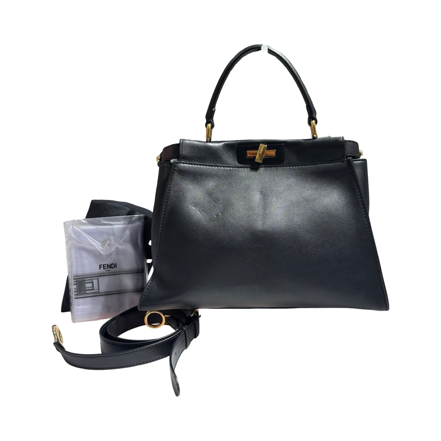 FENDI PEEKABOO MIDDLE TWO WAYS SHOULDER BAG [3000126]