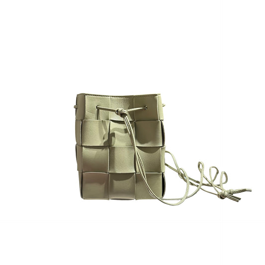 BV SMALL CASSETTE BUCKET BAG GREEN [3001021]