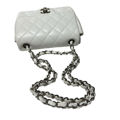 Calfskin Mini Square Chain Shoulder Bag [101539]