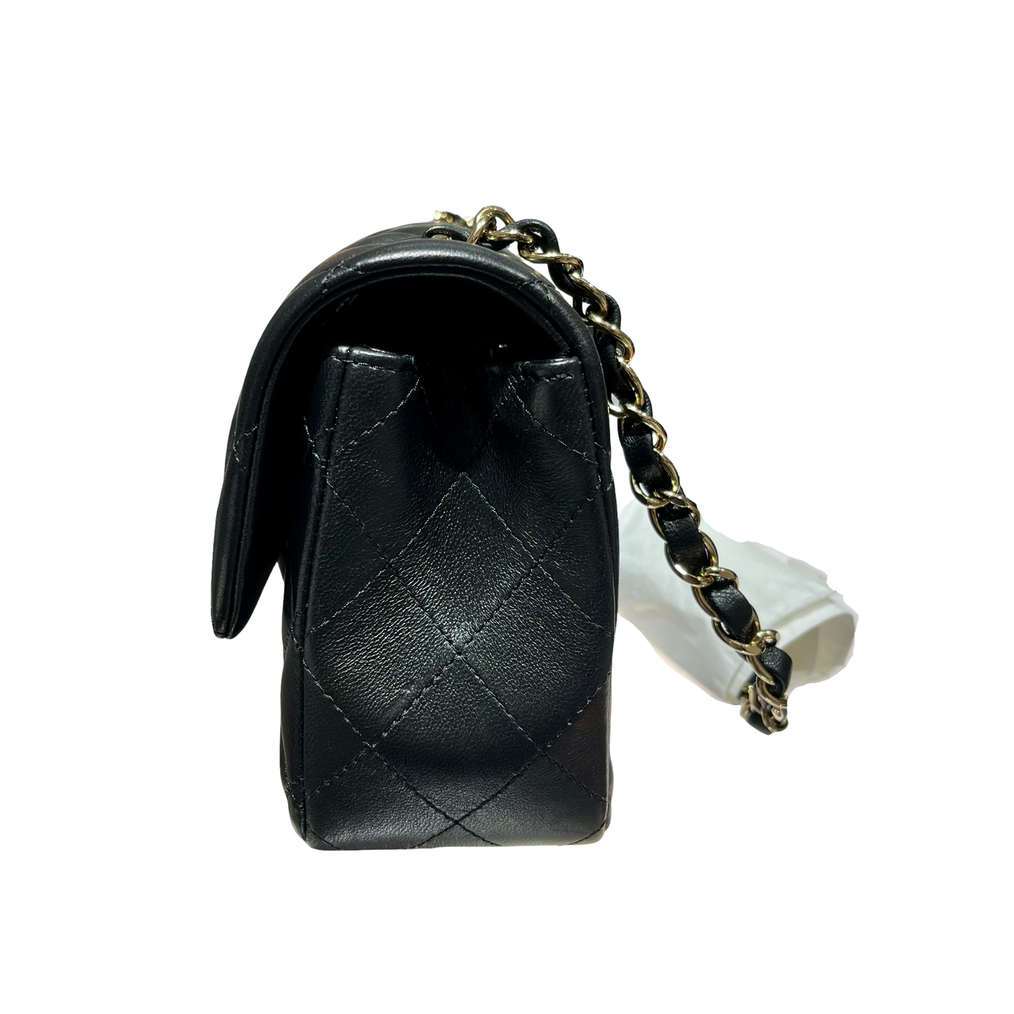 CHANEL CF 20 BLACK LAMBSKIN GHW [3000611]