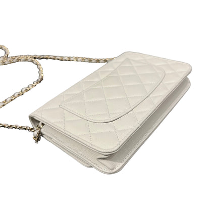 Matelasse Quilted Caviar skin  Wallet on chain [101404]