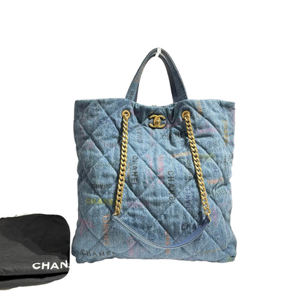 CHANEL DENIM TOTE BAG [3001042]