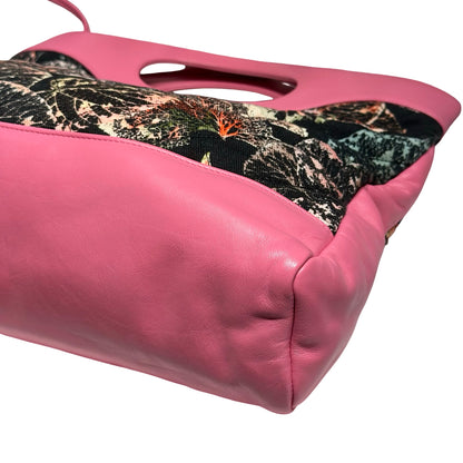 CHANEL 31 BAG LARGE FLORAL PINK NYLON GHW [3000154]