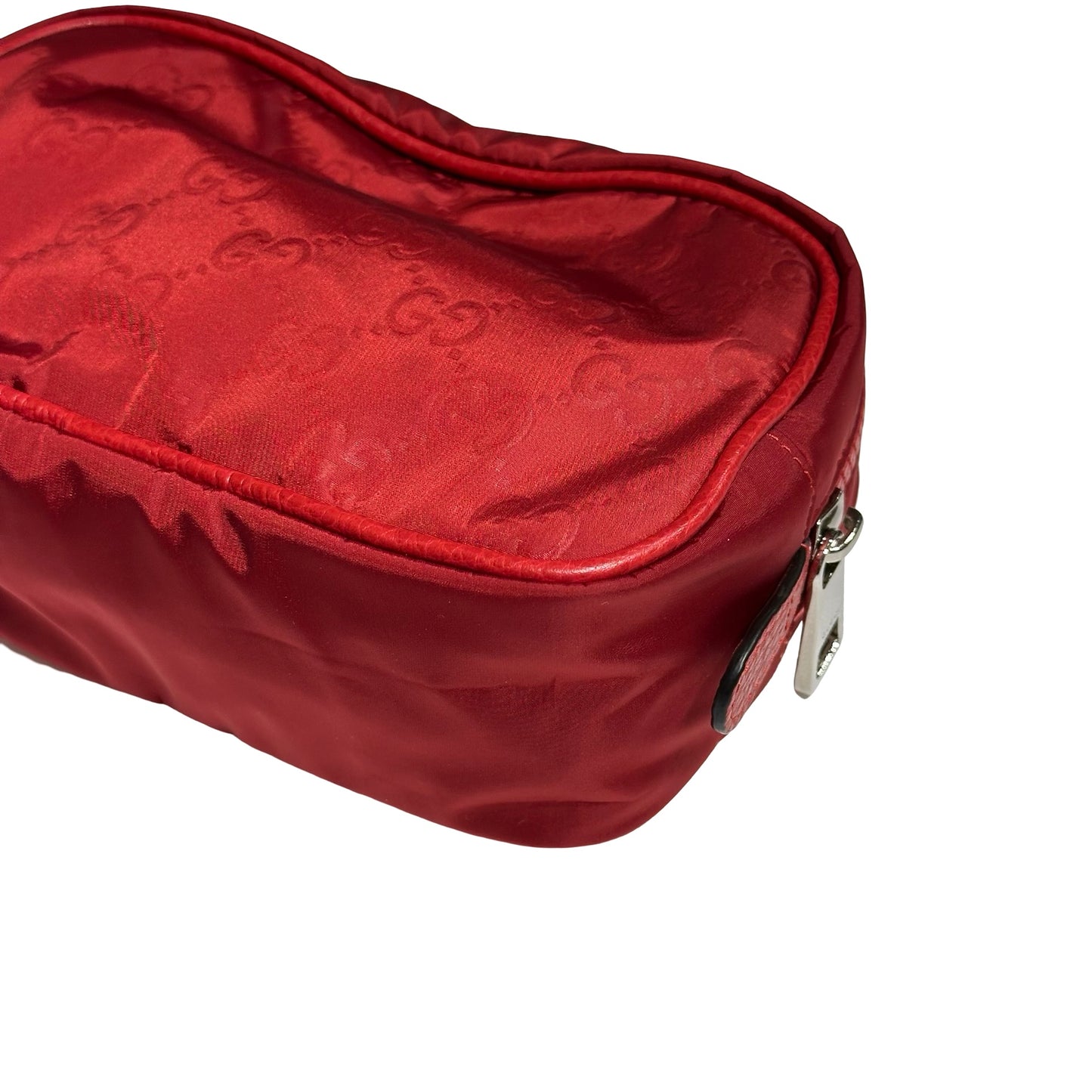 GUCCI GG POUCH RED NYLON [20004205]