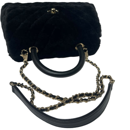 Faux fur Coco handle Two Way Shoulder Bag [101205]