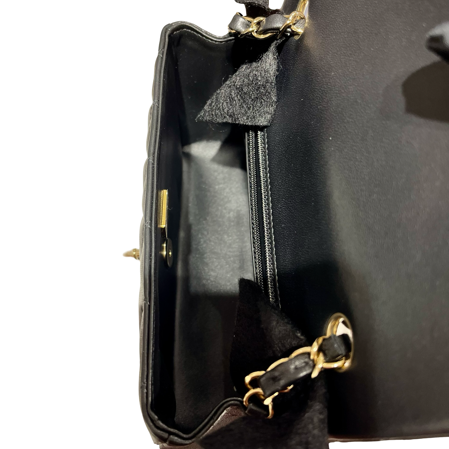 CHANEL CF 20 BLACK LAMBSKIN GHW [3000611]