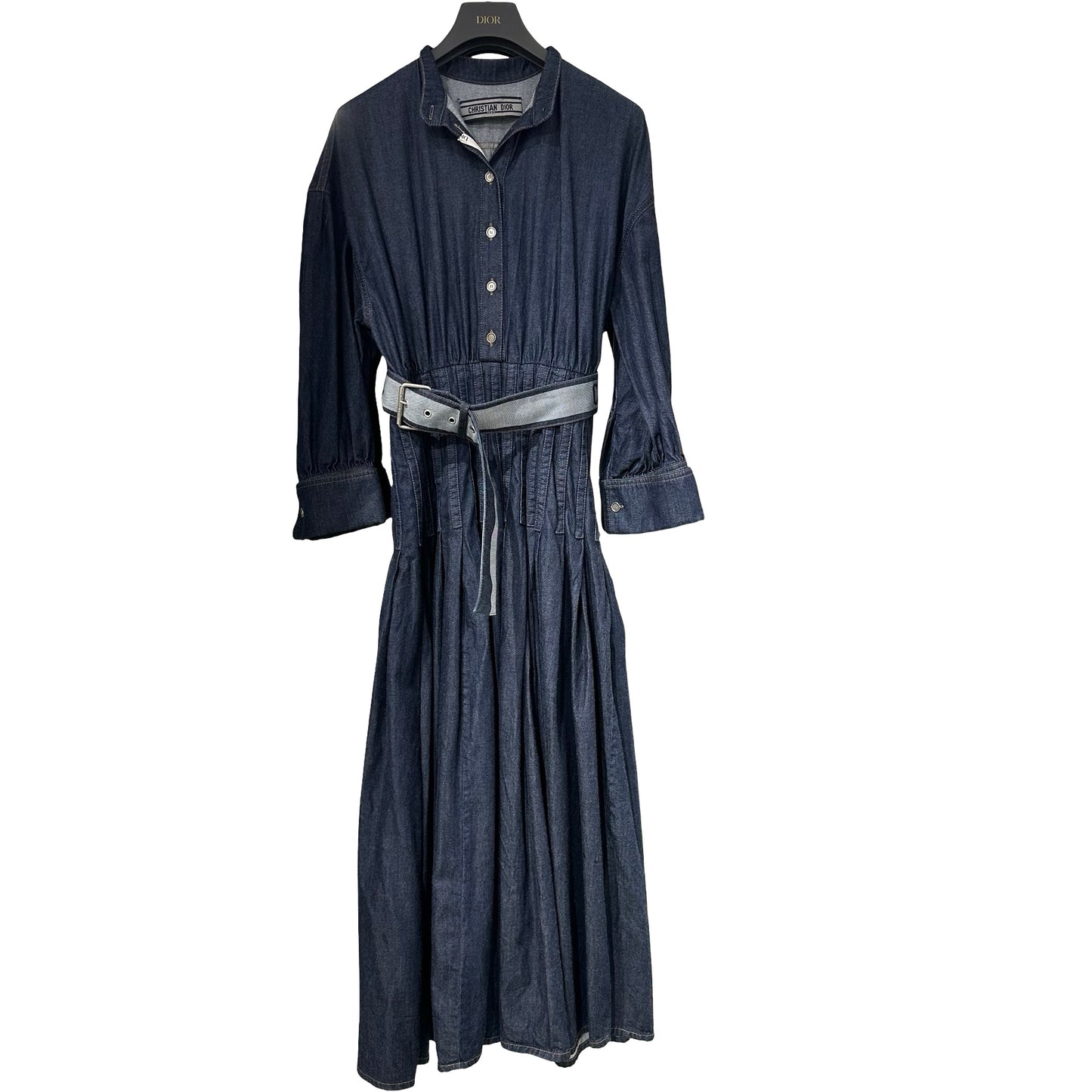 DIOR DENIM COUTURE BELTRD SHIRT DRESS [3000318]